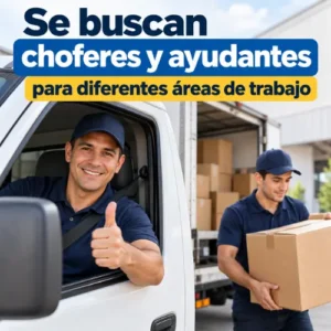 chofer y ayudantes